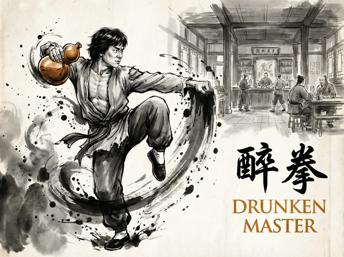 醉拳功夫电影海报 - 四虎tv 馆藏